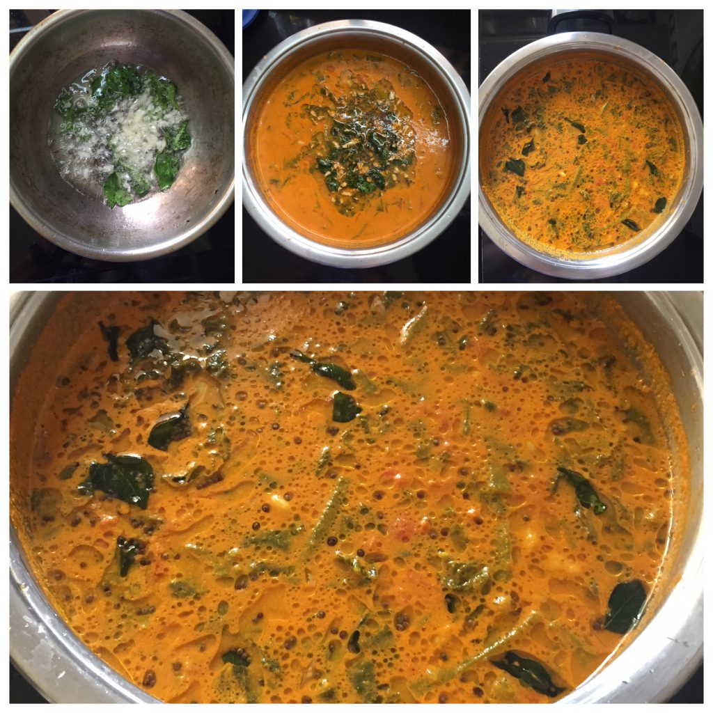 Spinach and shrimp curry | Aidos